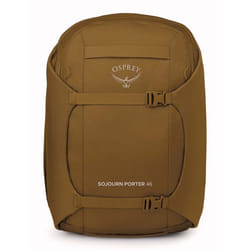 Osprey Sac à dos de loisirs brun clair jaune moutarde pour femme et homme - Sojourn Porter Travel Pack 46L Brindle Brown 308060
