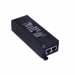 Microsemi PD-9001GR/AT, Gigabit Ethernet, 10,100,1000 Mbit/s, IEEE 802.3at, Noir, UL/cUL Per IEC 60950-1, GS Mark Per IEC 609 ...
