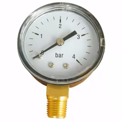 Manomètre pour tout type de filtre a sable Filetage 1/4" Ce manomètre sert à mesurer la pression hydraulique et se place sur  ...