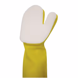 Kokido K605DIS, Gant de nettoyage, Jaune, Latex, Piscine hors-sol, Intégré à la piscine, Présentoir d'affichage, 260 mm
