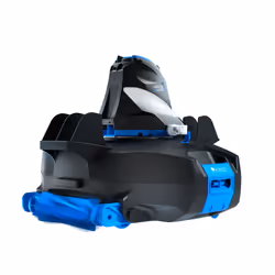 Kokido Delta RX200 Robot de piscine sans fil avec rouleau, Robot aspirateur de piscine, Piscine, Noir, Bleu, Bas, Piscine hor ...