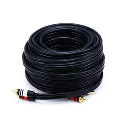Monoprice 2868 câble audio 15,24 m 2 x RCA Noir