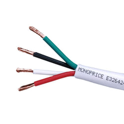 Monoprice 104043 câble audio 30 m Blanc