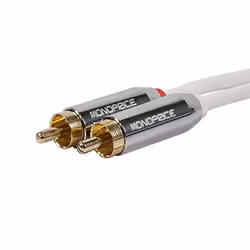 Monoprice 9301 câble audio 3 m 3,5mm 2 x RCA Blanc