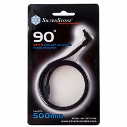 Silverstone CP08 câble SATA 0,5 m Noir - Vue supplémentaire 5