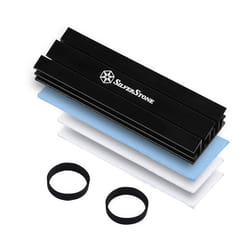 Silverstone SST-TP02-M2 système de refroidissement d’ordinateur Module de mémoire Dissipateur thermique/Radiateur Noir