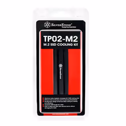 Silverstone SST-TP02-M2 système de refroidissement d'ordinateur Module de mémoire Dissipateur thermique/Radiateur Noir - Vue supplémentaire 7