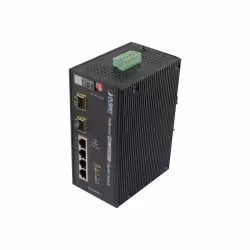 PLANET IGS-624HPT, Non-géré, Gigabit Ethernet (10/100/1000), Full duplex, Connexion Ethernet, supportant l'alimentation via c ...