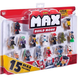 Figurines - ZURU - MAX Build More - 15 mini figurines - Compatible Lego - Pour enfants à partir de 3 ans
