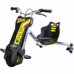Razor Powerrider 360°, 13 km/h, 55 kg, Noir, Jaune, 8 an(s), CE, 690,1 mm