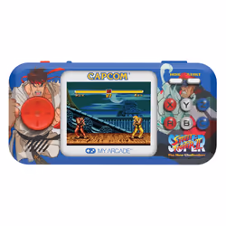 My Arcade Super Street Fighter II Pocket Player Pro, Multicolore, Croix directionnelle, Bouton d'accueil, Bouton Démarrer, 6, ...