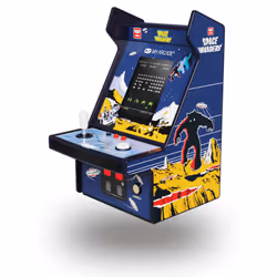My Arcade Space Invaders Micro Player Pro, Multicolore, Bouton d'accueil, 6,98 cm (2.75"), USB/Batterie, AA, Alcaline