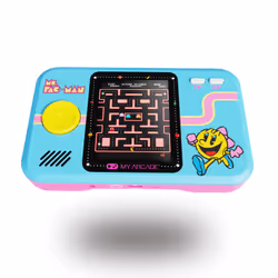 My Arcade Ms.PAC-MAN Pocket Player Pro, Multicolore, Croix directionnelle, 6,98 cm (2.75"), 3,5 mm, USB/Batterie, AA