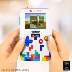 My Arcade Go Gamer + Travel Case Tetris (New Version) console de jeux portables 6,35 cm (2.5") Blanc - Vue supplémentaire 2