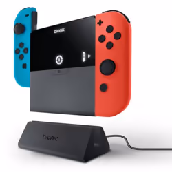 BIONIK Power Plate, Kit chargeur, Nintendo Switch, Noir, Joy-Con, Nintendo Switch, 5500 mAh, USB Type-C