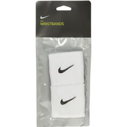 Bandeau de poignets - NIKE - Mixte - Blanc - Tissu élastique - Absorbant