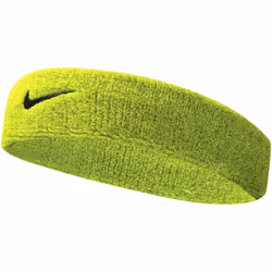 Bandeau Nike Swoosh Jaune pour sportifs - Multisport - Mixte
