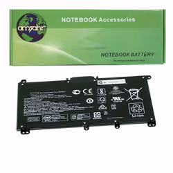 Batterie dalimentation informatique Amsahr - HT03XL-03 - Batterie de Remplacement pour PC Gris