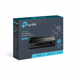 TP-Link TL-SF1016D Non-géré Fast Ethernet (10/100) Noir - Vue supplémentaire 4