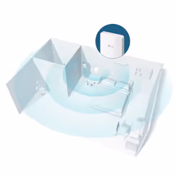 TP-Link Omada EAP235-Wall 1167 Mbit/s Blanc Connexion Ethernet, supportant l'alimentation via ce port (PoE) - Vue supplémentaire 4