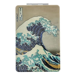 Miroir de poche - Enesco - Katsushika Hokusai - La Grande Vague de Kanagawa - 95cm - Bleu