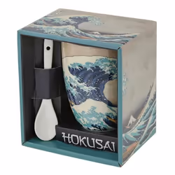 Tasses et mugs - Tasse mug et cuillère Enesco Katsushika Hokusai (La Grande Vague de Kanagawa)