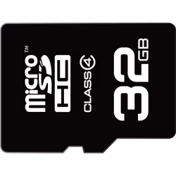 Emtec 32GB microSD, 32 Go, MicroSD, Classe 4, 15 Mo/s, 6 Mo/s, Noir