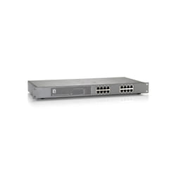 LevelOne FEP-1612 commutateur réseau Non-géré Fast Ethernet (10/100) Connexion Ethernet, supportant l'alimentation via ce port (PoE) Gris