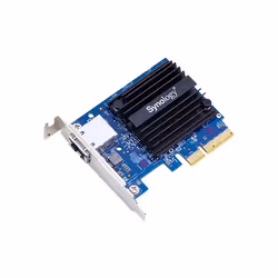 Synology E10G18-T1, Interne, Avec fil, PCI Express, Ethernet, 10000 Mbit/s, Noir, Bleu