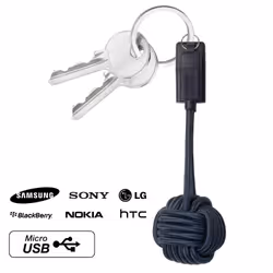 Native Union KEY-MUSB-MAR câble USB USB 2.0 USB A Micro-USB A Bleu