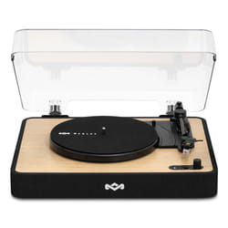The House Of Marley EM-JT004-SB platine Tourne-disque entraîné par courroie Noir, Bois Manuel