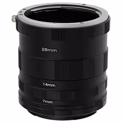 Fotodiox MACRO-SONY-EXT, Noir, Métal, Sony Alpha a3500, A350, A900, A230, A330, A380, A550, A500, A850, A450, A290, A390, A56 ...