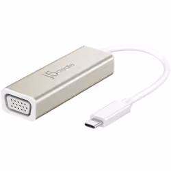 j5create JCA111, 3.2 Gen 1 (3.1 Gen 1), USB Type-C, Sortie VGA (D-Sub), 1920 x 1080 pixels
