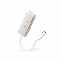 j5create JCA111 adaptateur graphique USB 1920 x 1080 pixels Aluminium, Blanc