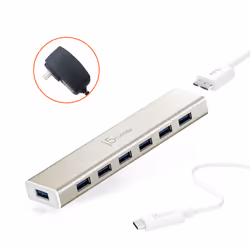 j5create JCH377-N HUB USB-C® 7- Port - UE/RU, USB 3.2 Gen 1 (3.1 Gen 1) Micro-B, USB 3.2 Gen 1 (3.1 Gen 1) Type-A, 5000 Mbit/ ...