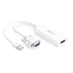 j5create JDA214-N Adaptateur audio vidéo VGA vers HDMI™