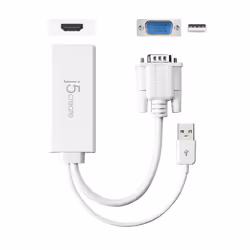 j5create JDA214-N Adaptateur audio vidéo VGA vers HDMI™