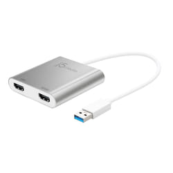 j5create JUA365-N Adaptateur Multi-Moniteur USB™ 3.0 vers Double HDMI