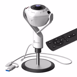 j5create JVU368-N Webcam 360° pilotée par IA avec haut-parleur
