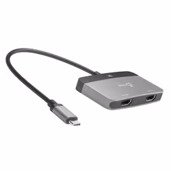 j5create JCA465-N Adaptateur d'écran 8K USB-C® vers double HDMI™, USB Type-C, HDMI, 1920 x 1080 (HD 1080), 2560 x 1440, 3840  ...