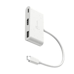 j5create JCA379EW-N USB-C® écologique vers HDMI™ et USB™ Type-A avec Power Delivery