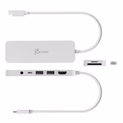 j5create JCD373EW-N Concentrateur multiport USB-C® écologique avec Power Delivery - Vue supplémentaire 3