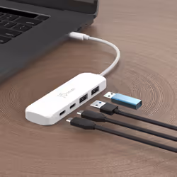 j5create Hub respectueux de l'environnement USB-C vers 4 ports Type-C et Type-A Gén 2 - Vue supplémentaire 5