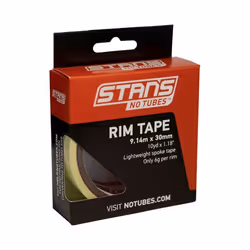 Stan's NoTubes Stan's Rim Tape, Jaune, Monochromatique, Gloss, Permanent, 9,14 m, 30 mm