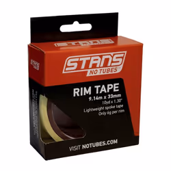 Stan's NoTubes Stan's Rim Tape, Jaune, Monochromatique, Gloss, Permanent, 9 m, 33 mm