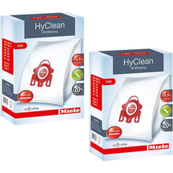 Miele - Lot de 2 boîtes de sacs fjm Hyclean 3D Efficiency pour aspirateur Compact S700 S4000 et S6000 (Lot de 2)