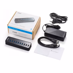 Anker A7515311 hub & concentrateur USB 2.0 Type-B 5000 Mbit/s Noir