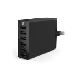 Anker PowerPort 6 Universel Noir Secteur Intérieure