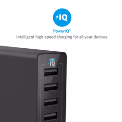 Anker PowerPort 6 Universel Noir Secteur Intérieure