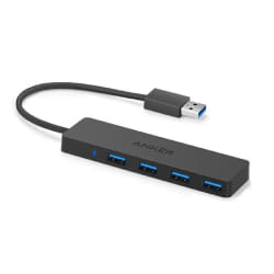 Anker A7516012 hub & concentrateur USB 3.2 Gen 1 (3.1 Gen 1) Type-A Noir